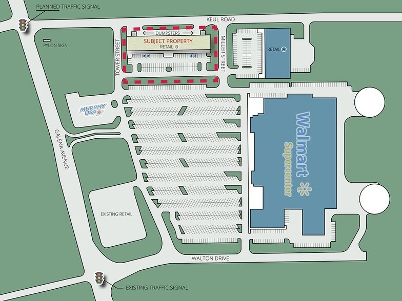 More Photos Of 160-218 Keul Rd, Dixon General Retail For Lease