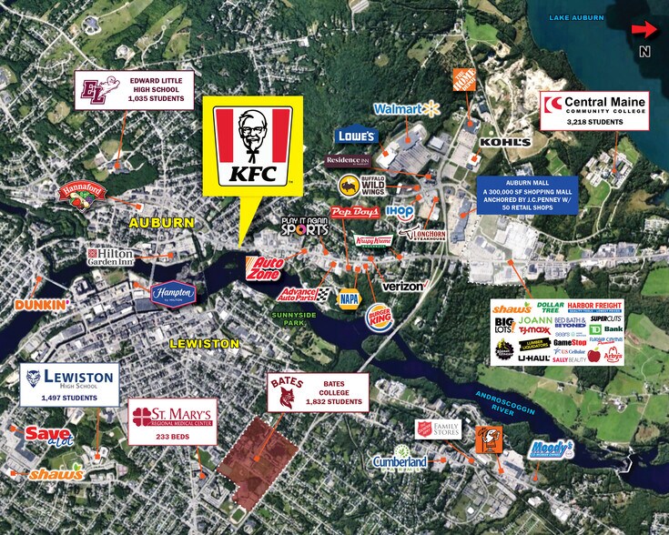 More Photos Of 63 Center St, Auburn Fast Food For Lease
