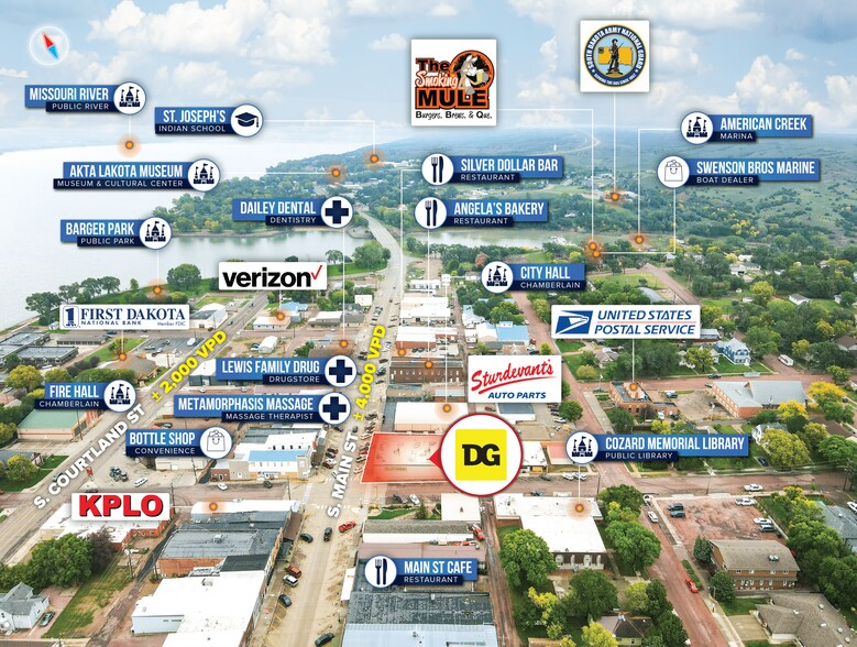 More Photos Of 100 N Main St, Chamberlain Storefront For Sale