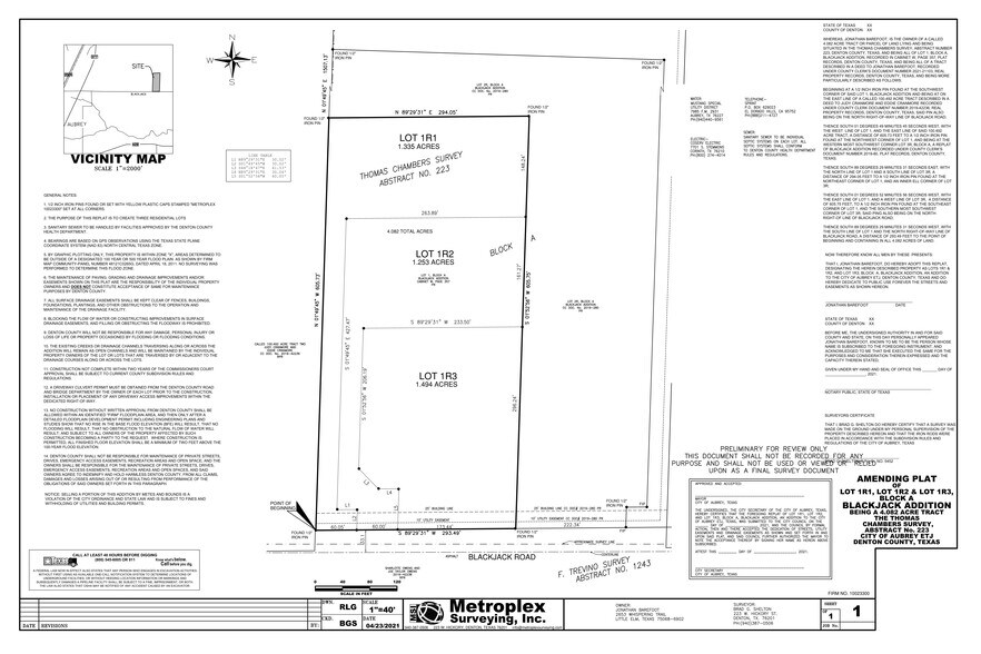 More Photos Of E Blackjack Rd, Pilot Point Land For Sale