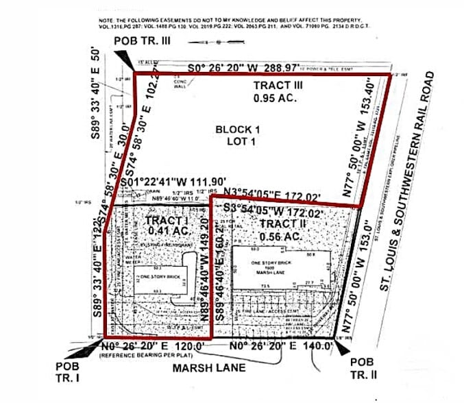 More Photos Of 1624 Marsh, Carrollton Land For Sale