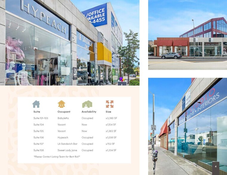 More Photos Of 8360 Melrose Ave, Los Angeles Storefront Retail Office For Sale