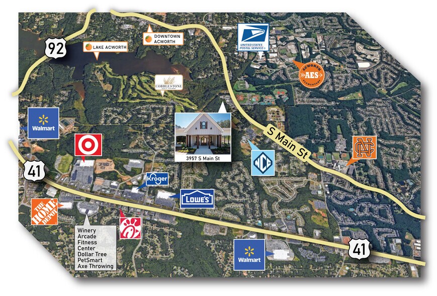 More Photos Of 3957 S Main St, Acworth Office For Sale