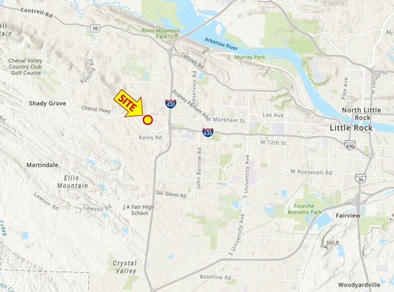 More Photos Of 11415 W Markham St, Little Rock Land For Lease