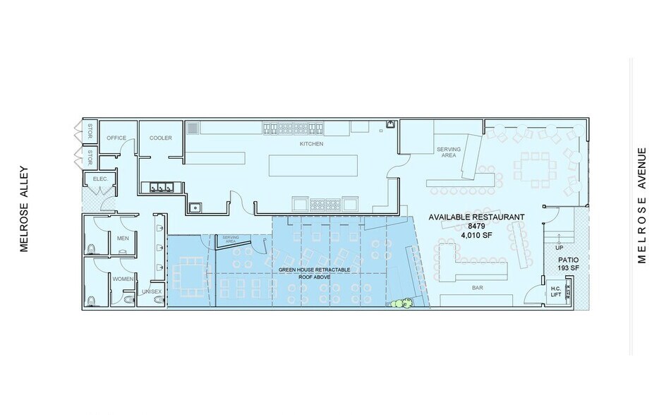 More Photos Of 8479 Melrose Ave, West Hollywood Restaurant For Lease