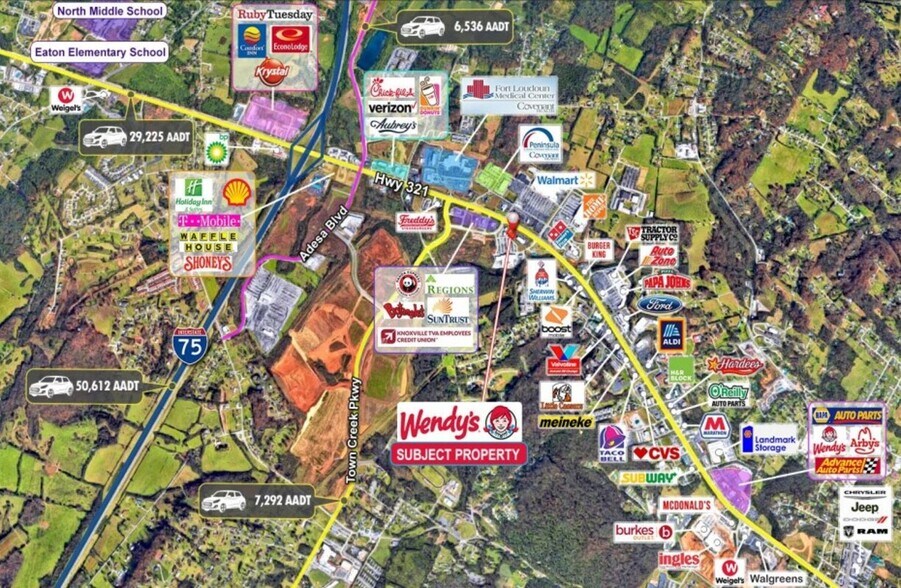 More Photos Of 874 US-321, Lenoir City Fast Food For Sale