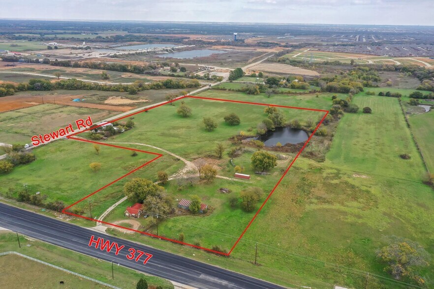 More Photos Of 4390 US-377, Aubrey Land For Sale