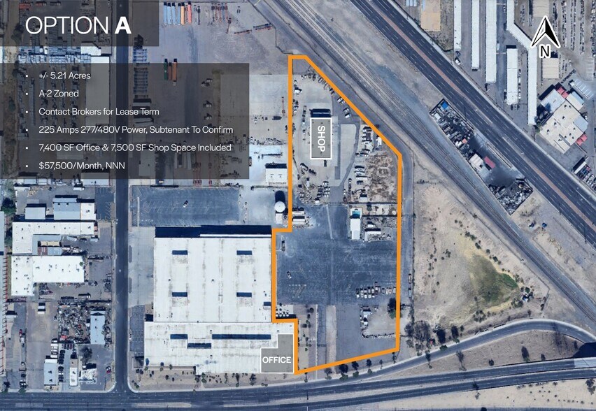 More Photos Of 3750 W Indian School Rd, Phoenix Contractor Storage Yard For Lease