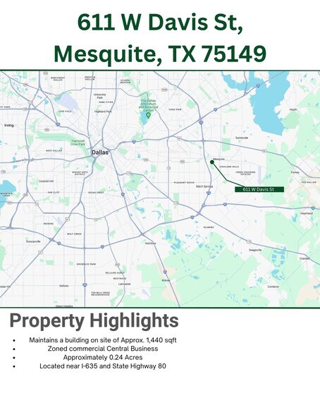 More Photos Of 611 Davis st, Mesquite Land For Sale
