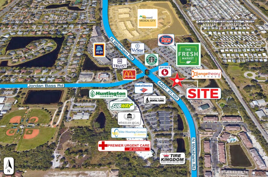 More Photos Of 6345 N Wickham Rd, Melbourne Freestanding For Lease