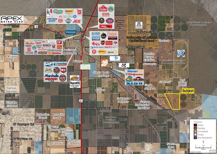 More Photos Of Murphy Road and Peters and Nail Road, Maricopa Land For Sale