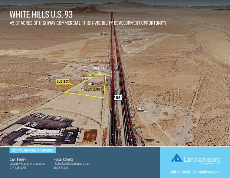 Primary Photo Of 19929 N US Highway 93, White Hills Land For Sale