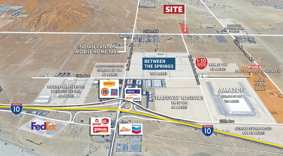 Primary Photo Of Dillon Rd @ Little Morongo Rd, Desert Hot Springs Land For Sale