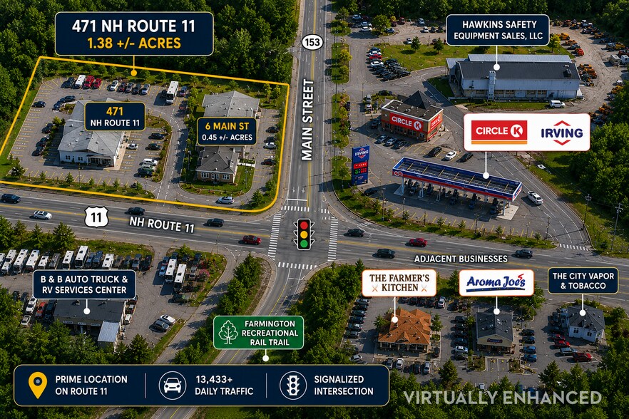 More Photos Of 471 Route 11, Farmington Storefront Retail Office For Sale