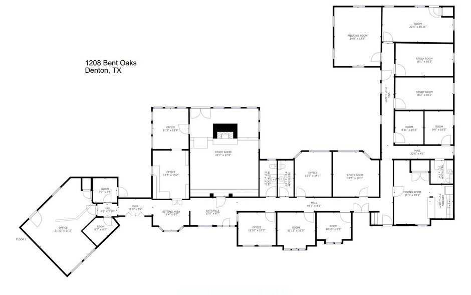 More Photos Of 1208 Bent Oaks Ct, Denton Office Residential For Sale