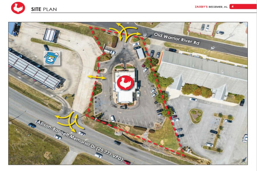 More Photos Of 2880 Allison Bonnett Memorial Dr, Hueytown Fast Food For Sale