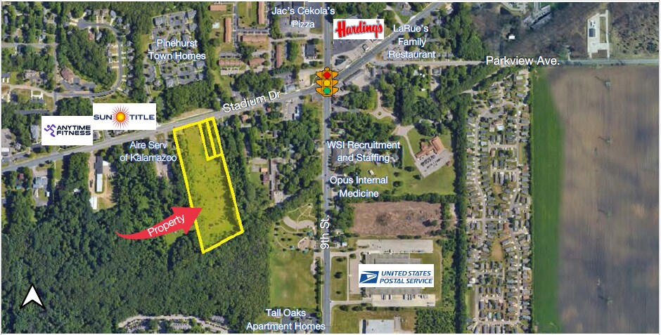Primary Photo Of 6745 Stadium Dr, Kalamazoo Land For Sale