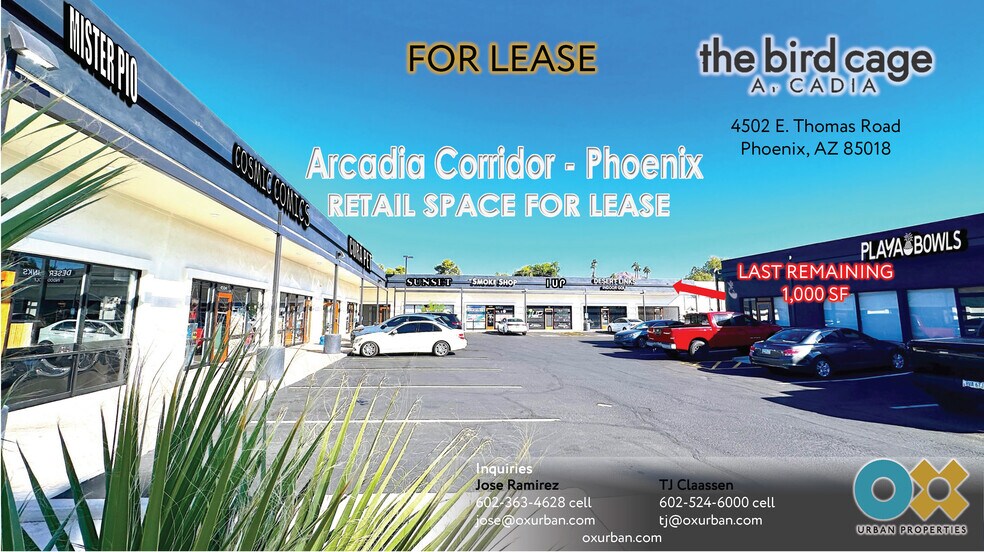 Primary Photo Of 4502-4528 E Thomas Rd, Phoenix Unknown For Lease