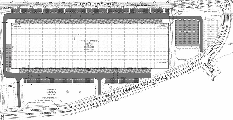More Photos Of 401 Commercial Point Pky, Lockbourne Manufacturing For Lease