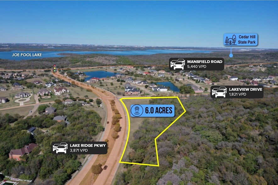 Primary Photo Of 600 Lake Ridge Pky, Cedar Hill Land For Sale