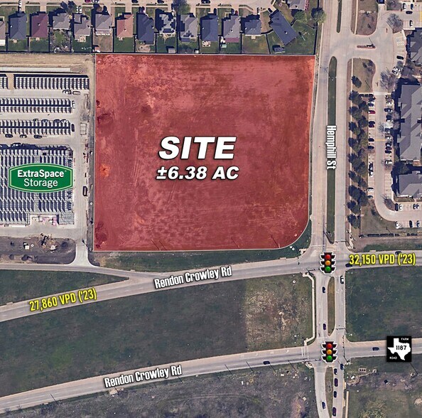 More Photos Of NWC W Rendon Crowley Rd & Hemphill St, Crowley Land For Sale