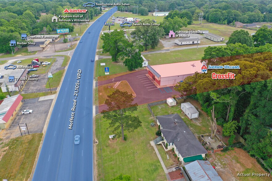More Photos Of 6901 Moffett Rd, Mobile Showroom For Lease