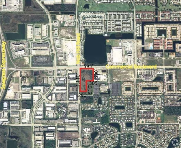 More Photos Of 9900 W Commercial Blvd, Sunrise Land For Sale