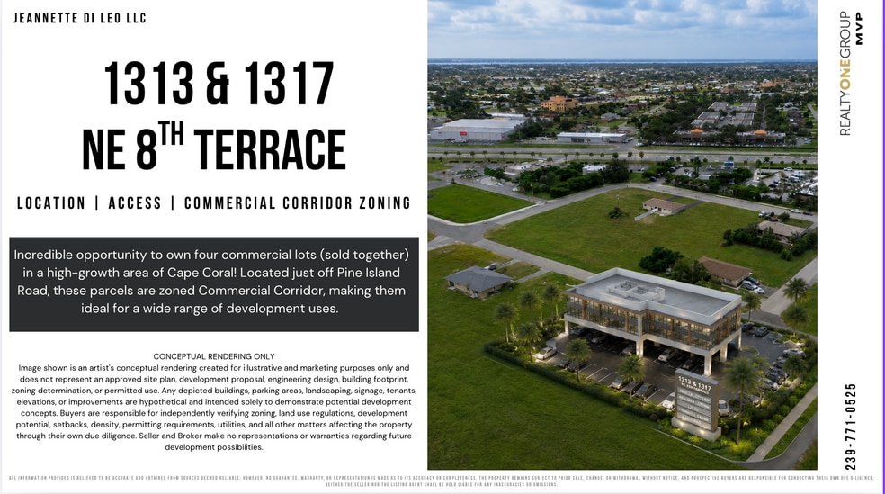 Primary Photo Of 1313 8th Ter, Cape Coral Land For Sale