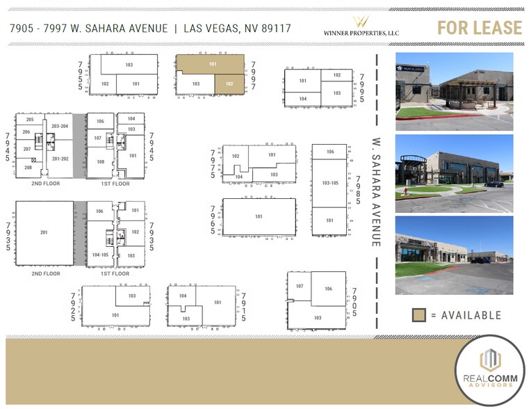 More Photos Of 7905-7995 W Sahara Ave, Las Vegas Unknown For Lease
