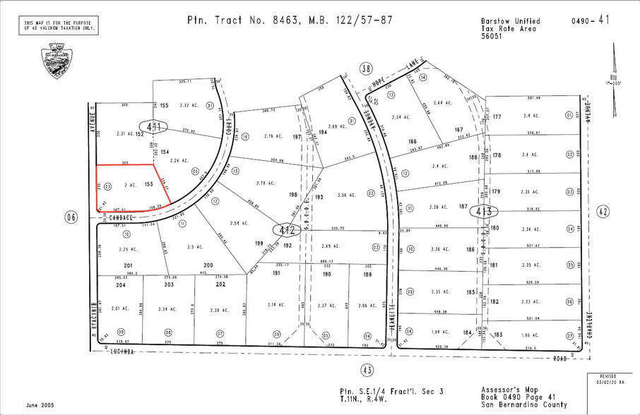 Primary Photo Of Candace Ave, Hinkley Land For Sale