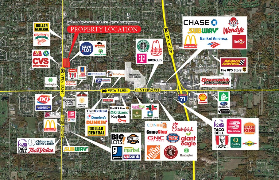 More Photos Of 1051-1085 Pearl Rd, Brunswick Storefront For Sale