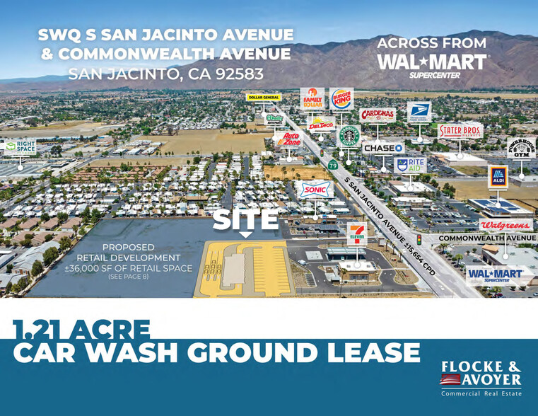 Primary Photo Of S San Jacinto St @ Sheriff Ave, San Jacinto Storefront For Lease