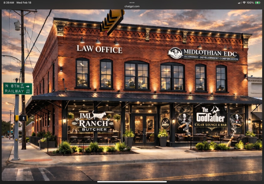 Primary Photo Of 103 N 8th St, Midlothian Storefront For Sale