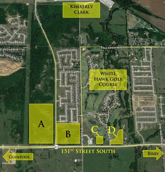 Primary Photo Of 151st & Kimberly Clark Sites, Bixby Land For Sale