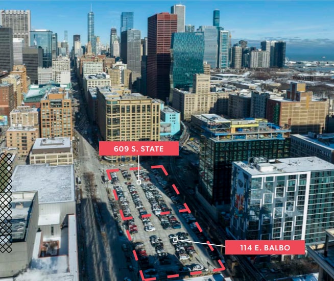 Primary Photo Of 609 S State St, Chicago Land For Sale