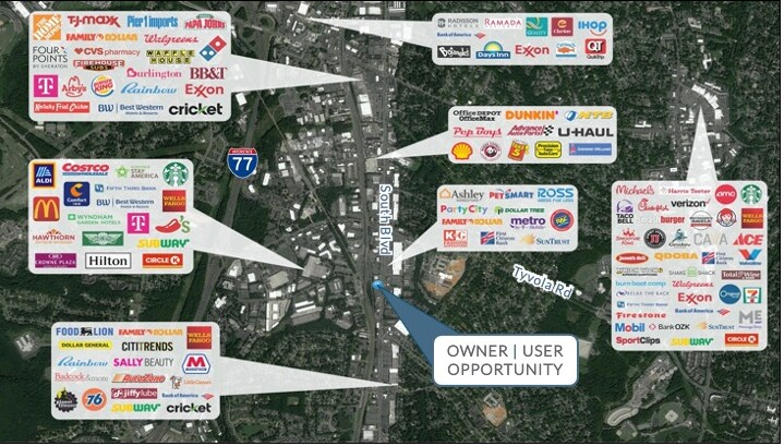 More Photos Of 5516 South Blvd, Charlotte Freestanding For Lease