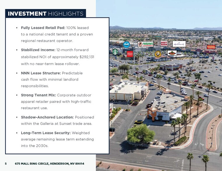 More Photos Of 675 Mall Ring Cir, Henderson Restaurant For Sale