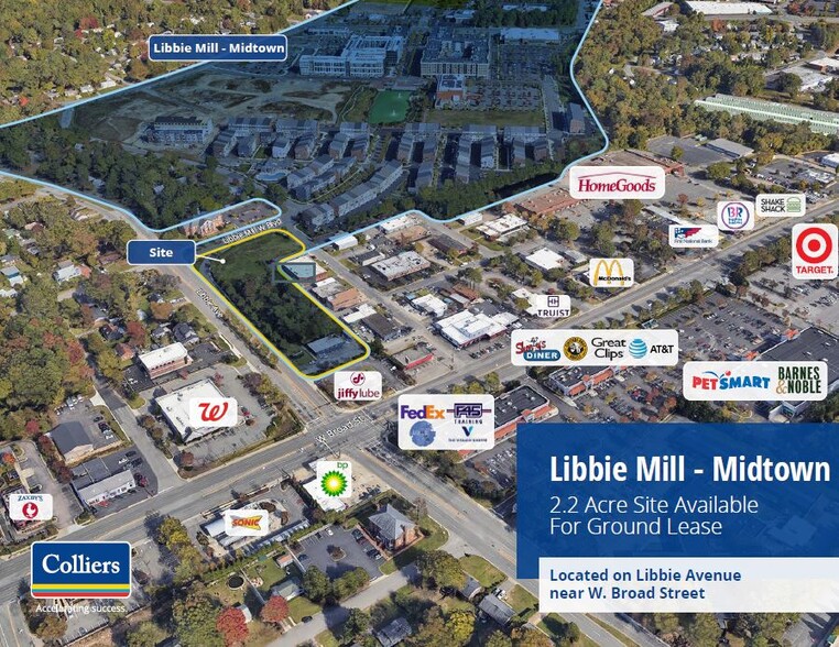 Primary Photo Of Libbie Avenue near West Broad St, Richmond Land For Lease