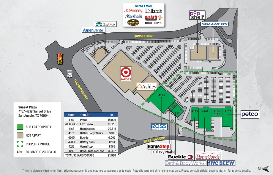 More Photos Of 4157-4175 Sunset Dr, San Angelo Freestanding For Sale