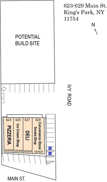 More Photos Of 623-629 E Main St, Kings Park Storefront For Sale