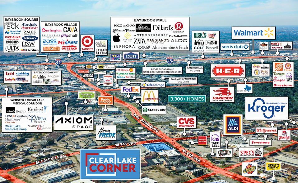 More Photos Of 16811 El Camino Real, Houston Unknown For Lease