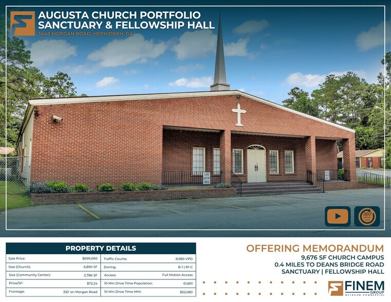 More Photos Of 3443 Morgan Rd, Hephzibah Specialty For Sale