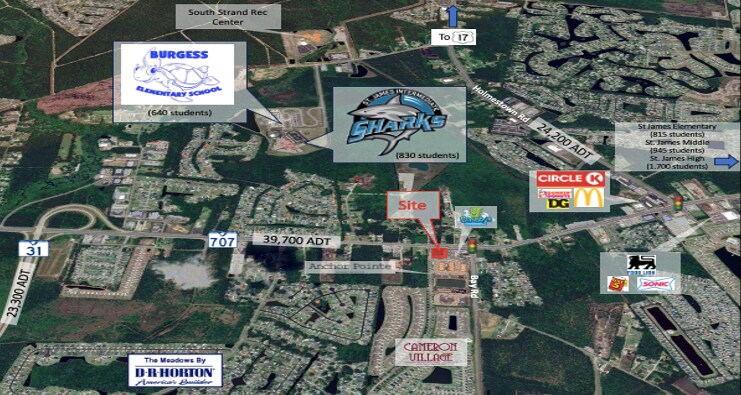 More Photos Of Highway 707 At Bay Road, Myrtle Beach Land For Sale