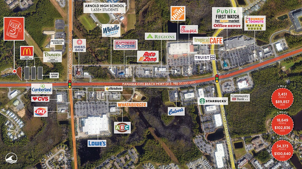 More Photos Of US-98 & N Alf Coleman Rd, Panama City Beach Auto Repair For Sale