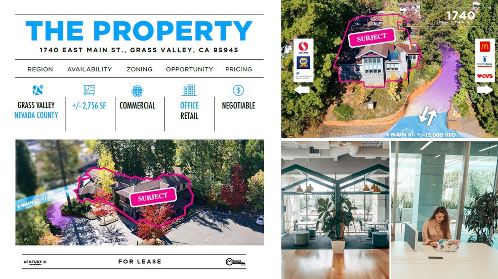 More Photos Of 1740 E Main St, Grass Valley Office For Lease