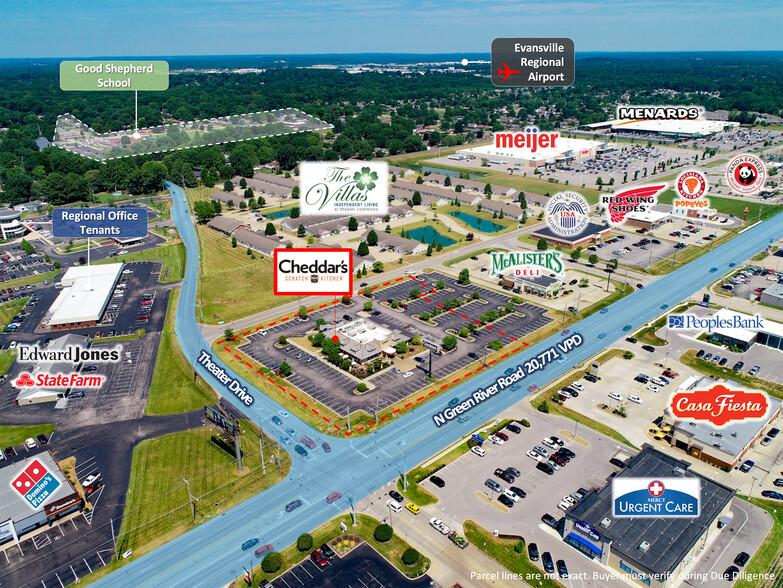 2100 N Green River Rd, Evansville, IN 47715 Restaurant For Sale