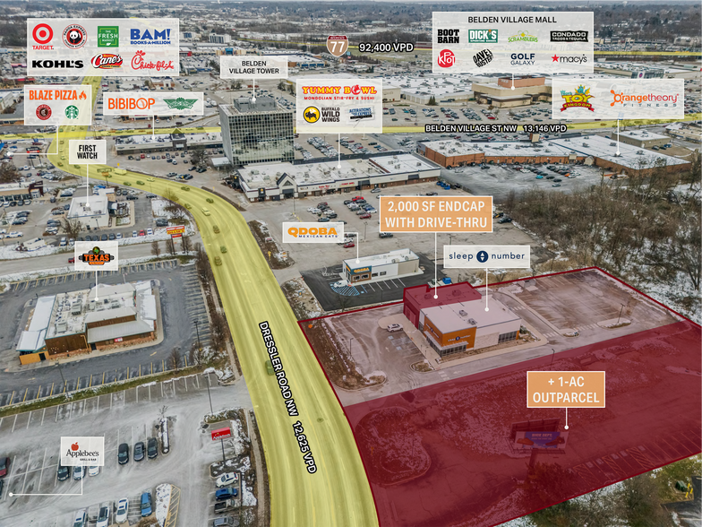 More Photos Of 4990 Dressler Rd Northwest, Canton General Retail For Lease