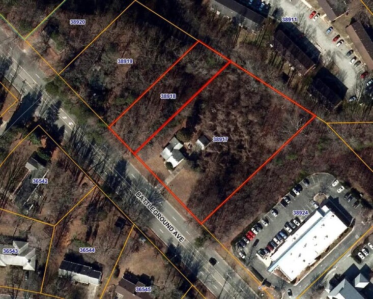 Primary Photo Of 3420 & 3422 Battleground Ave, Greensboro Land For Lease