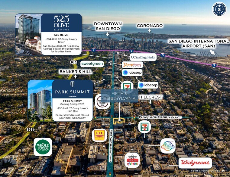 More Photos Of 3730 5th Ave, San Diego Land For Sale