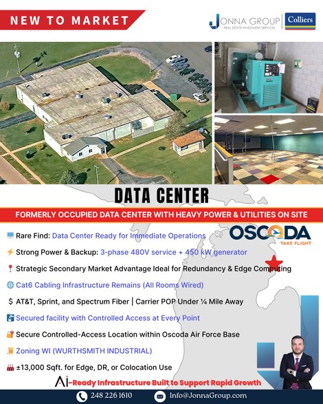 More Photos Of 6080 Jet St, Oscoda Industrial For Sale